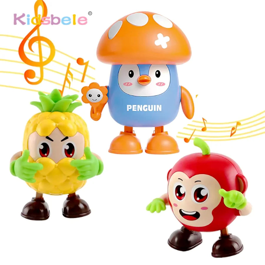 Dancing Food Characters Musical Walking Toy | Toki Toy Box