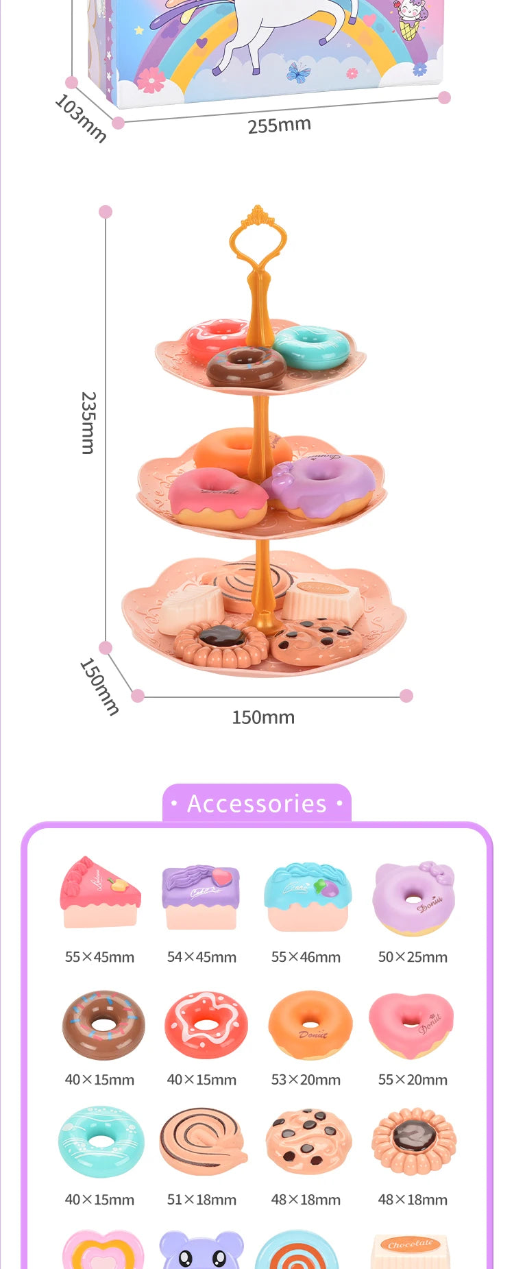 44-Piece Pretend Tea Party Set – Creative Play Kitchen Toy