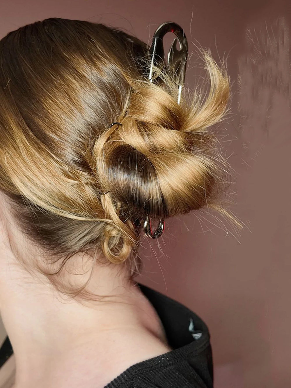 Oversized Hair Pin Clip | Elegant Bun Holder for Women