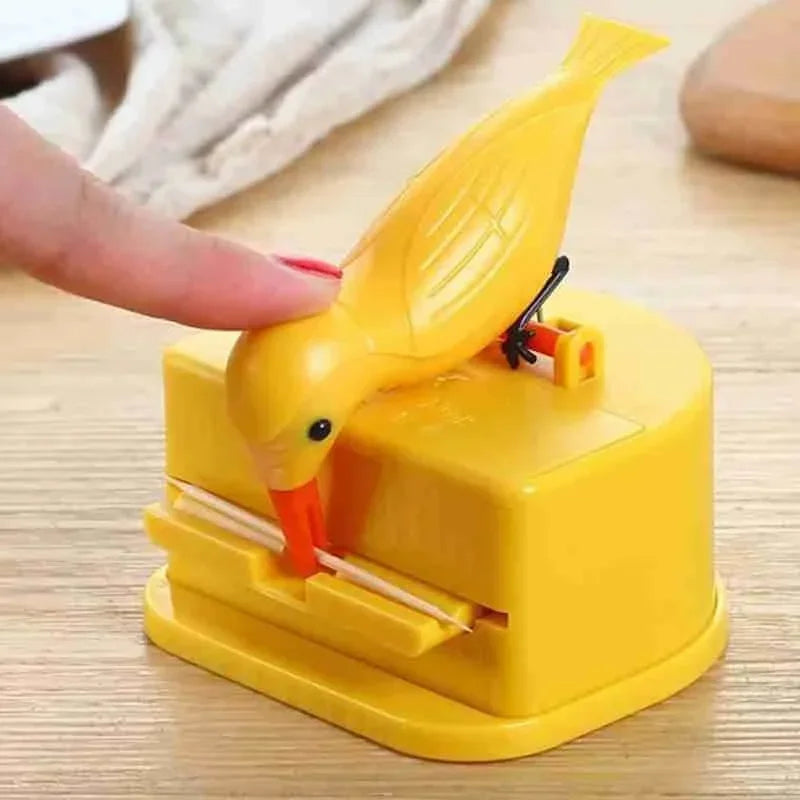 Bird Toothpick Dispenser | Fun Push Pop Design | Toki Toy Box – Quirky Home Decor | Toki Toy Box