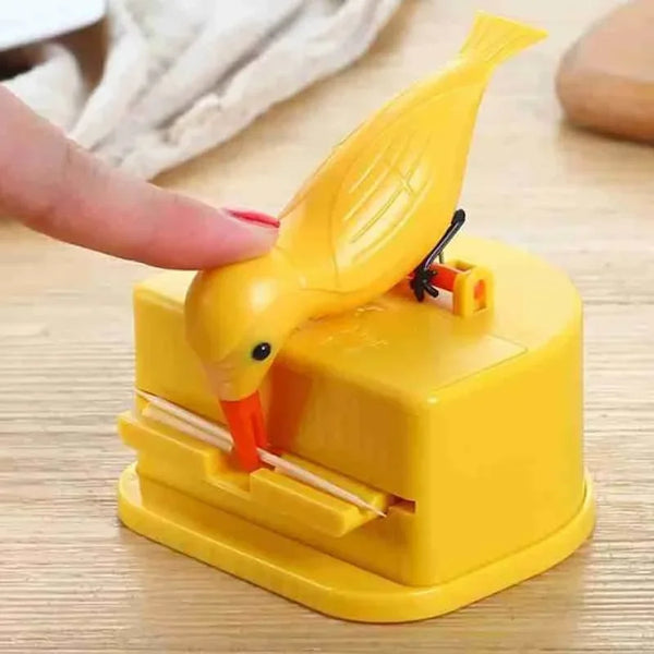 Bird Toothpick Dispenser | Fun Push Pop Design | Toki Toy Box