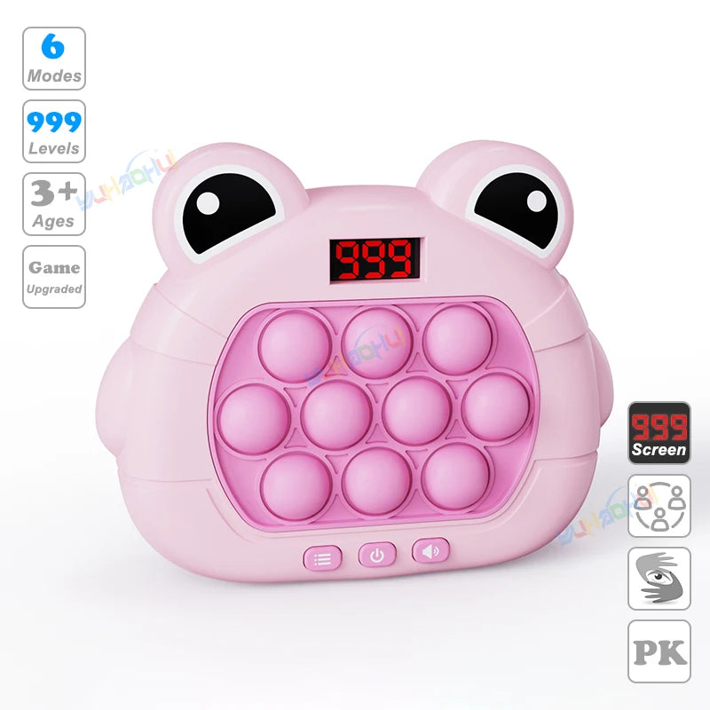 999-Level Pop Push Game Console for Kids & Adults - Toki Toy Box