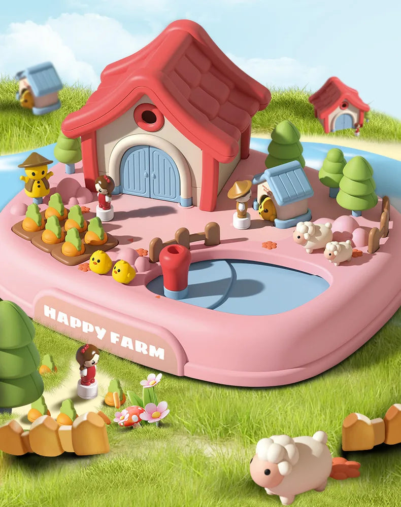 Magnetic Dollhouse Playset – Creative Princess Toy for Kids - Toki Toy Box