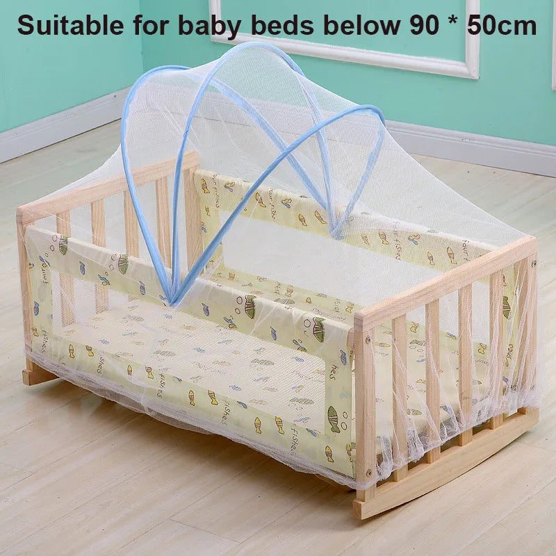 Portable Baby Crib Mosquito Net – Foldable 360° Protection