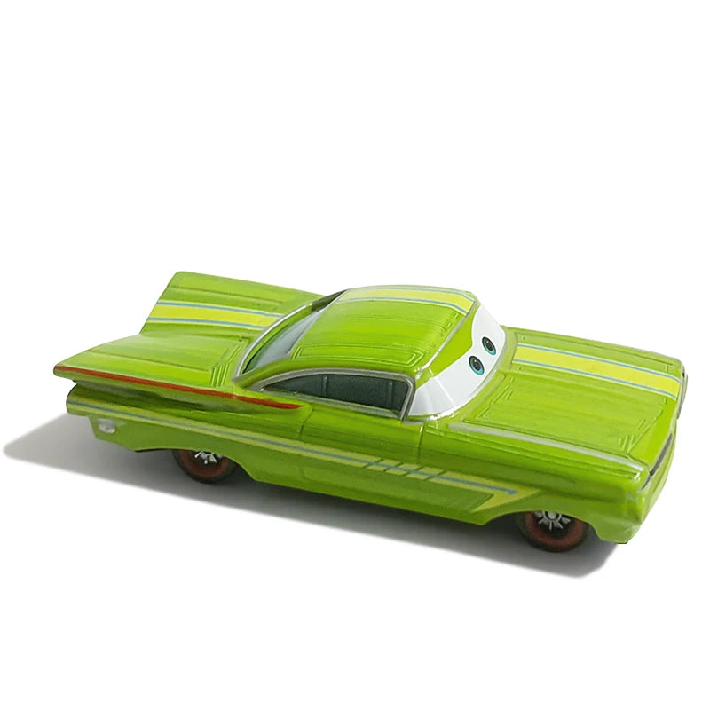 Cartoon Race Car Die-Cast Toy – Pull Back Fun