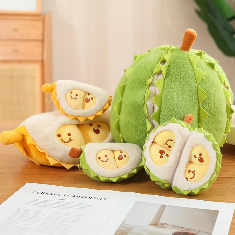Cute Detachable Durian Plush Stress Pillow - Toki Toy Box