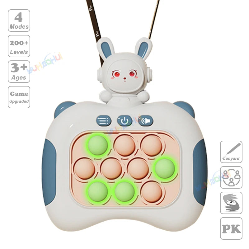 999-Level Pop Push Game Console for Kids & Adults - Toki Toy Box
