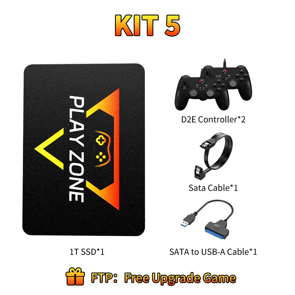 1TB Retro Gaming SSD Multi-System Emulator Hub