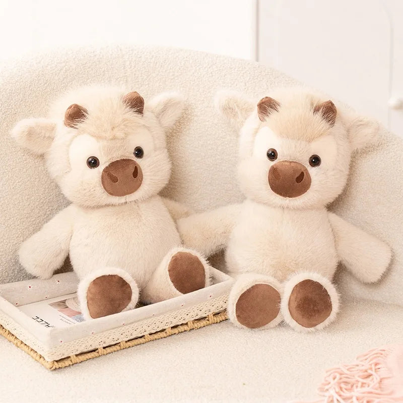 Highland Cow Plush – Fluffy Kawaii Stuffed Animal
