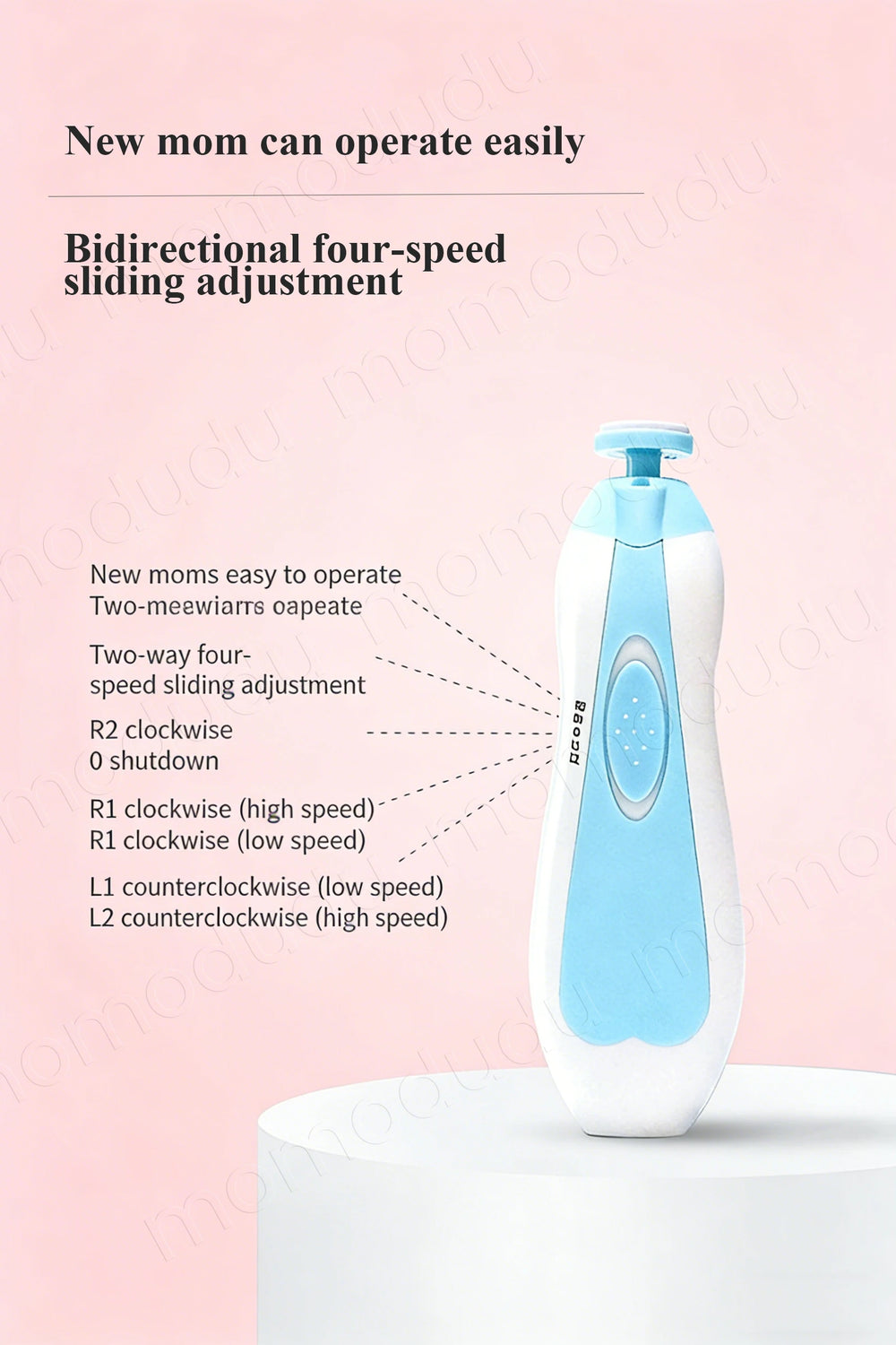 Electric Baby Nail Trimmer Kit for Safe Grooming