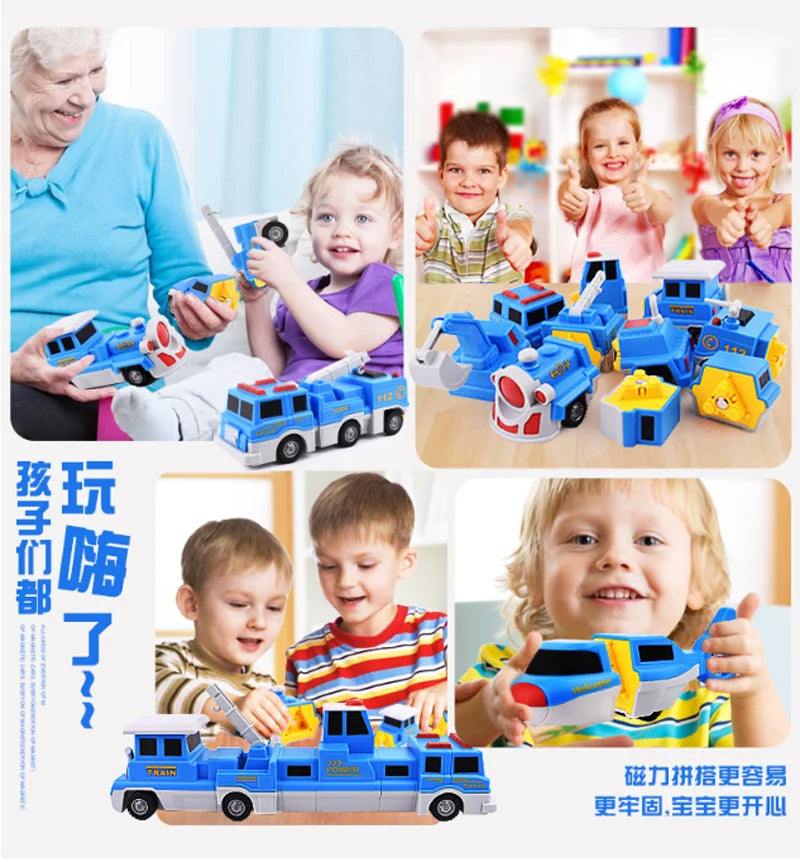 Magnetic Vehicle Building Blocks – DIY Construction Set