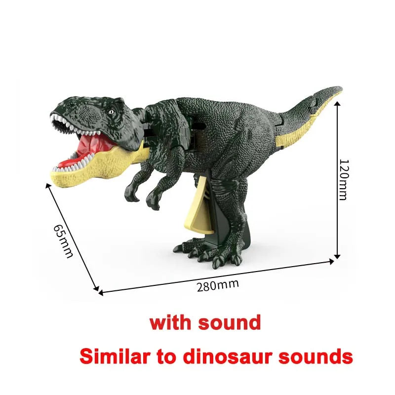 Funny Za Za Sound Dinosaur Fidget Toy – Telescopic Swing Decompression Toy for Kids