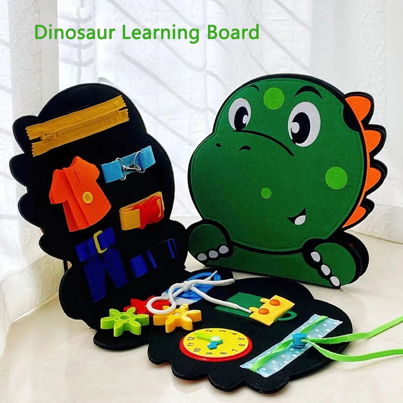 Montessori Busy Board Travel Bag for Curious Kids - Toki Toy Box