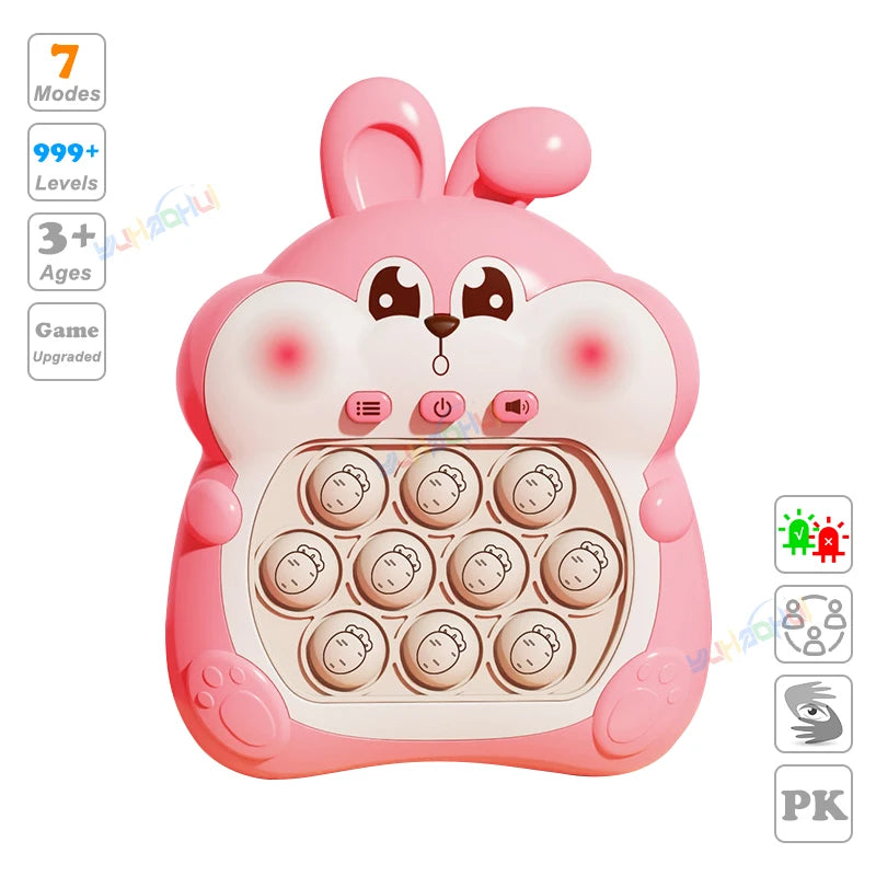 999-Level Pop Push Game Console for Kids & Adults - Toki Toy Box