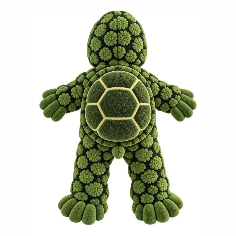 3D textured green fleece fabric on the monster romper