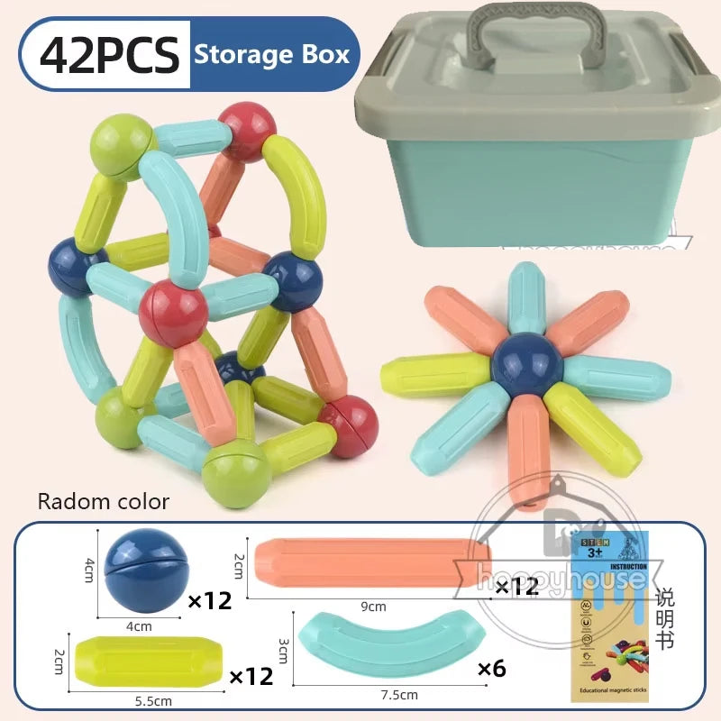 Magnetic Sticks – Geometric Shapes | Toki Toy Box