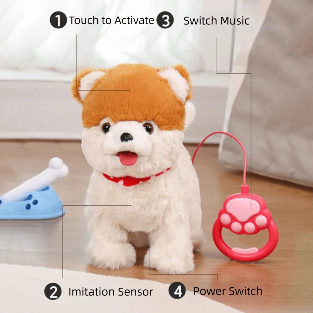 Electronic Walking Puppy – Realistic Pet Dog Toy