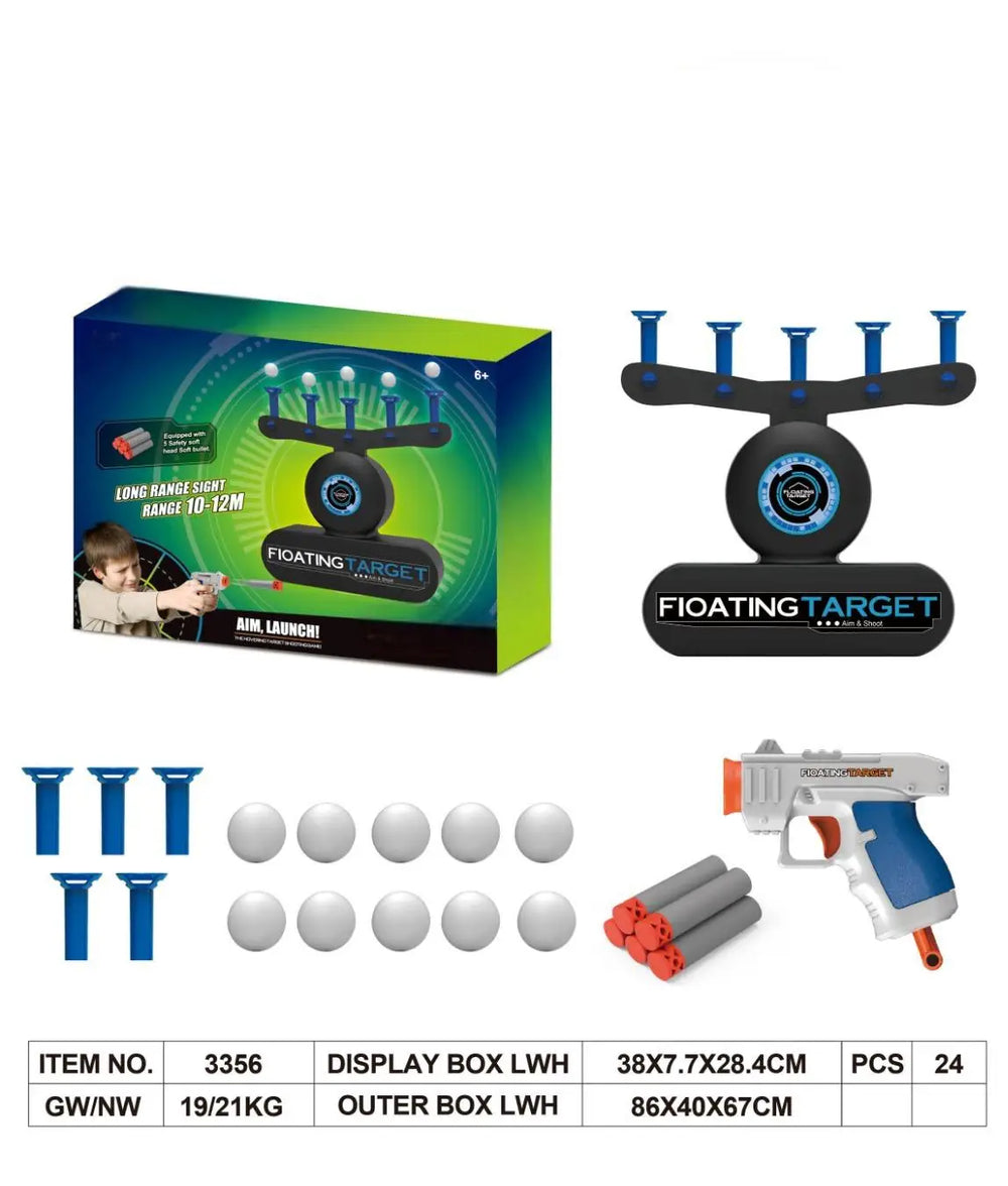 Glow Hover Target Challenge – Floating Ball Blaster Game