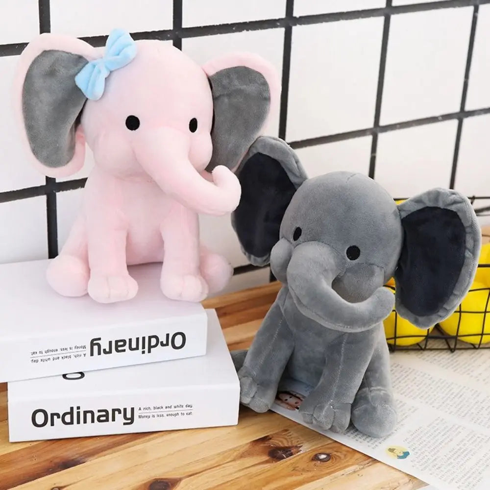 Elephant Plush Toy – Soft Cozy Sleep Companion for Kids – In Use | Toki Toy Box