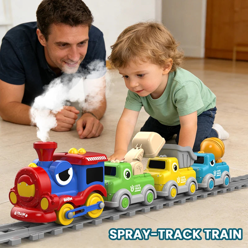 Train Track – Magnetic Carriages Connected | Toki Toy Box