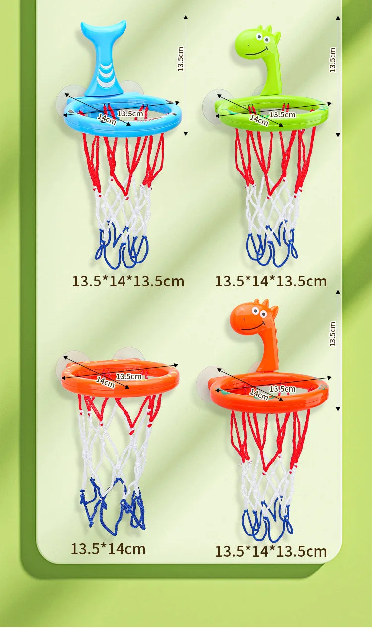 Mini Basketball Bath Toy Set – Splash Hoop Fun for Toddlers