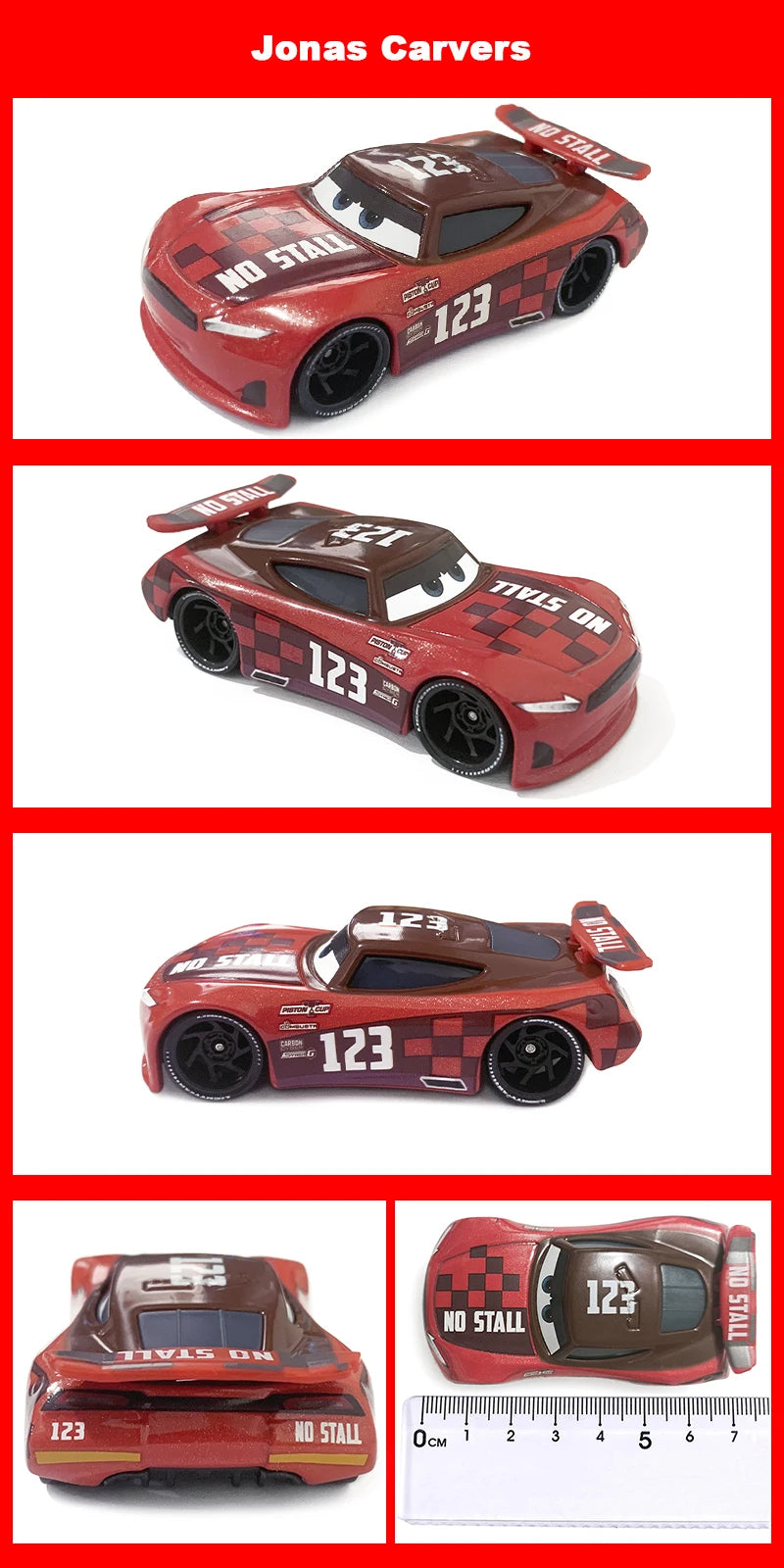 Cartoon Race Car Die-Cast Toy – Pull Back Fun