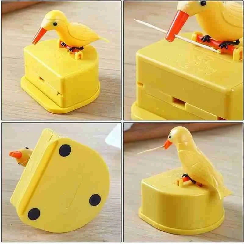 Bird Toothpick Dispenser | Fun Push Pop Design | Toki Toy Box – Whats Included | Toki Toy Box