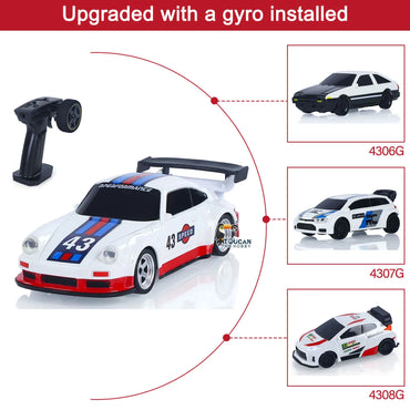 2025 1/43 Scale 2.4G 4WD RC Drift Car – High-Speed Mini Racing Vehicle