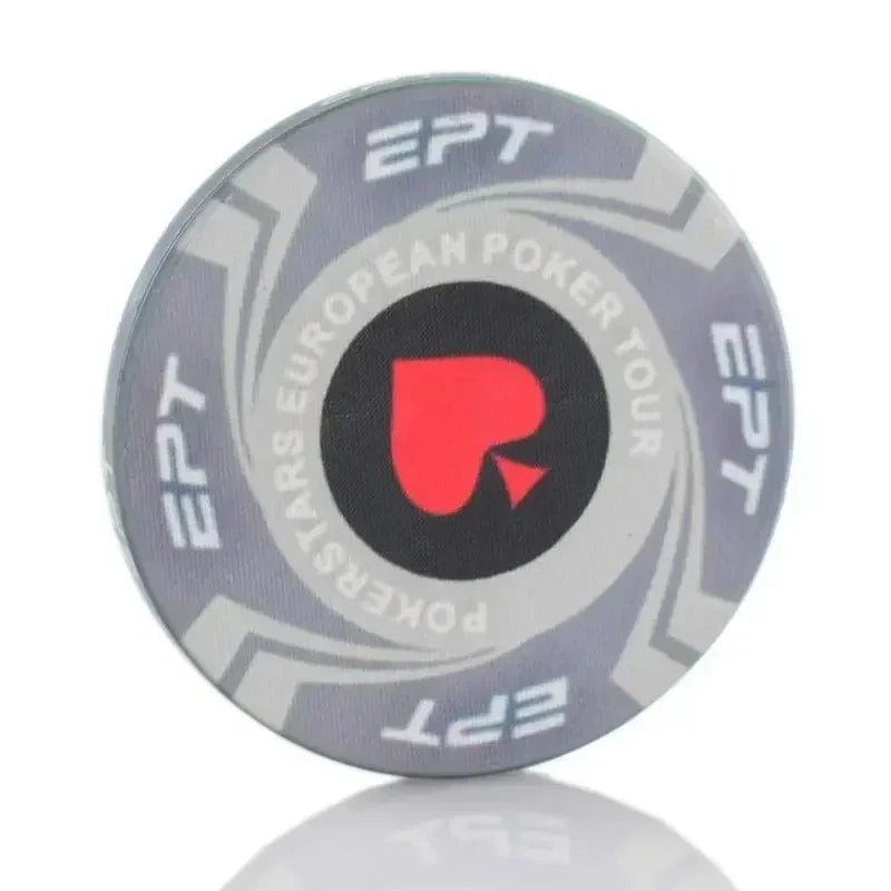 Premium Ceramic Game Chips Set – 10 Pieces