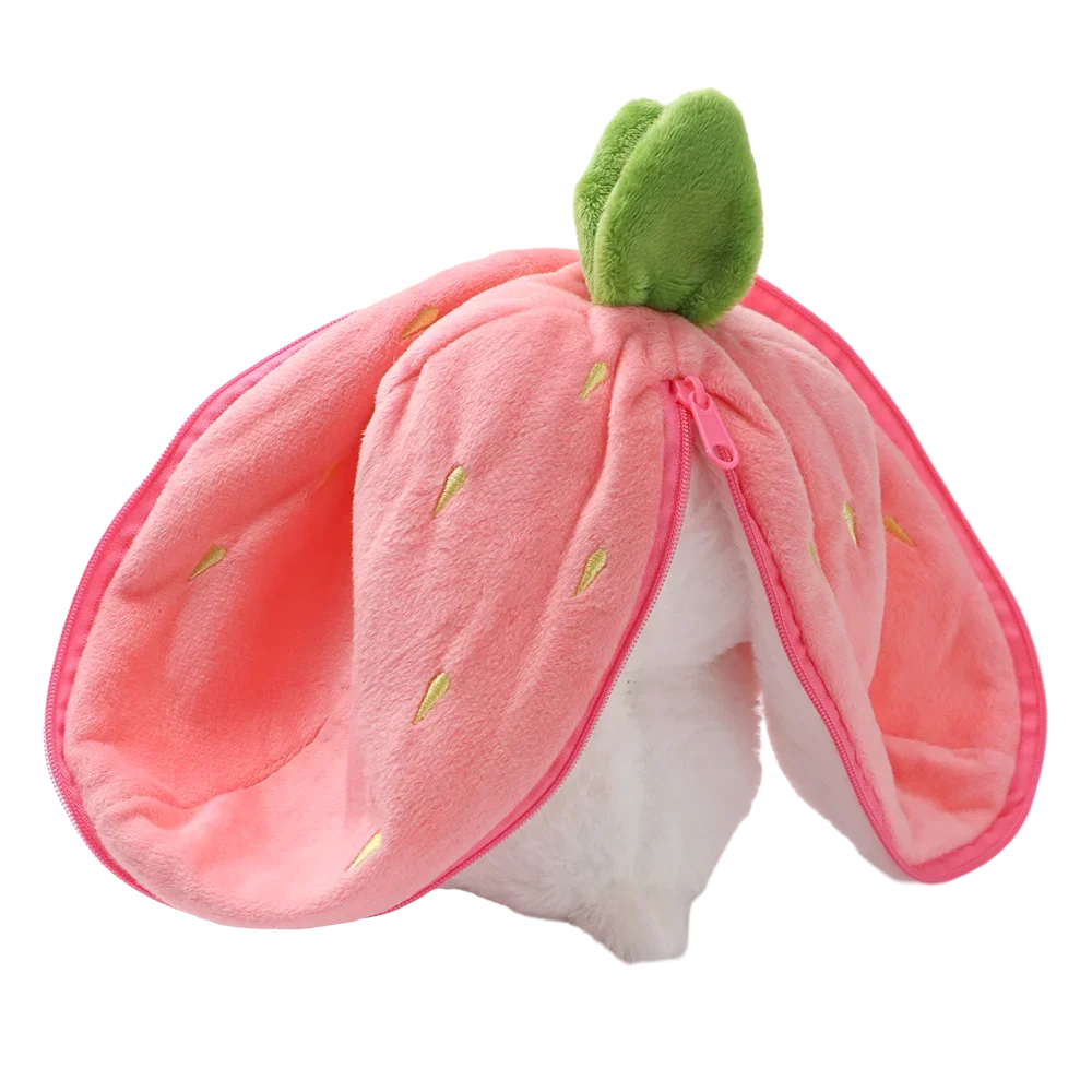 Fruit Bunny Plush Pillow – Cute Cozy Kawaii Toy – In Use | Toki Toy Box