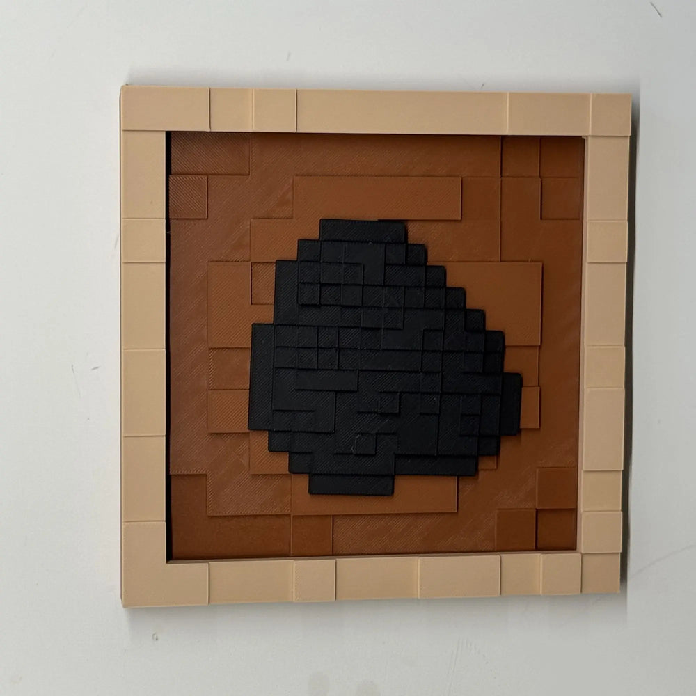 Pixel Game Item Frame – 3D Printed Display