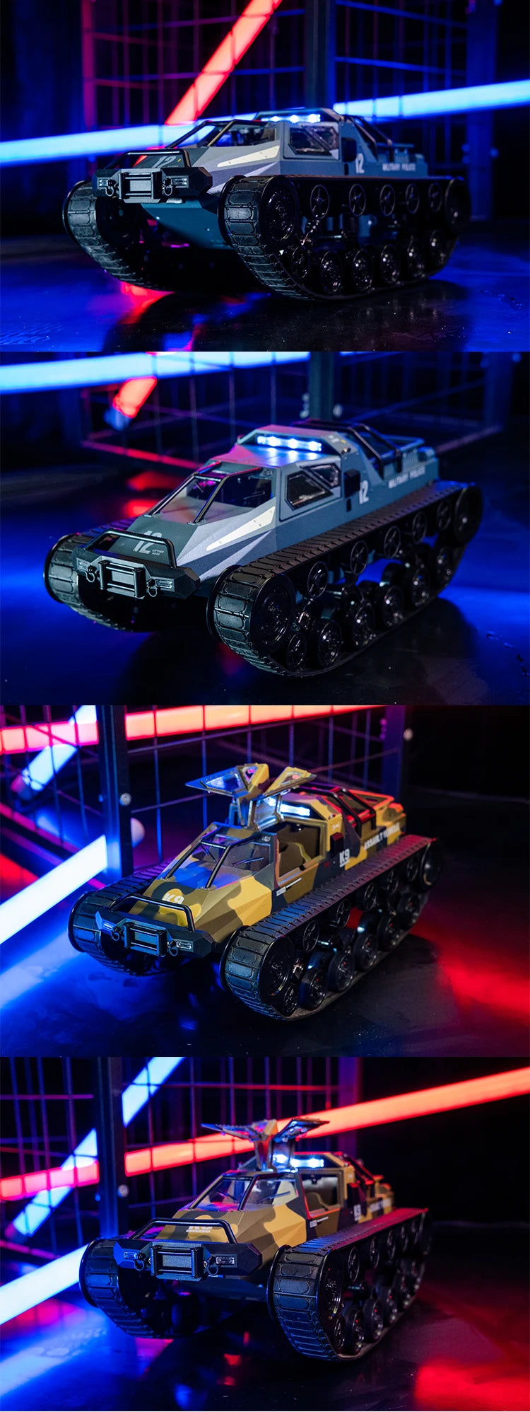Turbo Mist Stunt RC Tank Car – View 26 | Toki Toy Box