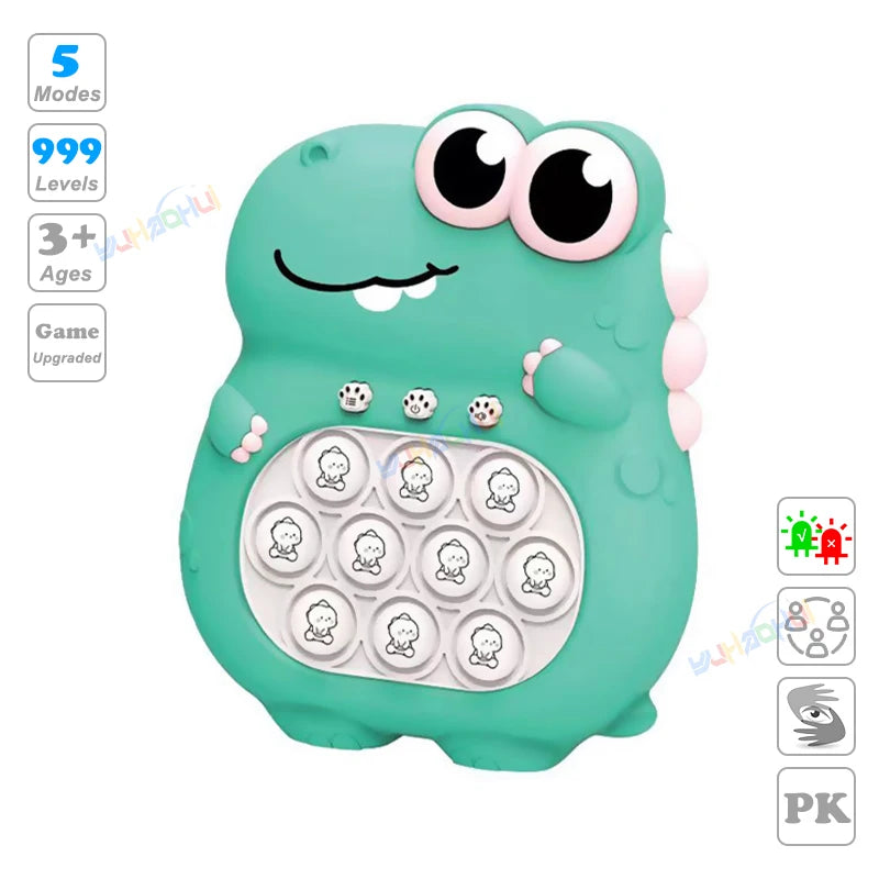 999-Level Pop Push Game Console for Kids & Adults - Toki Toy Box
