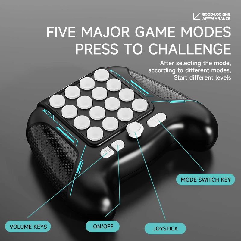 999-Level Pop Push Game Console for Kids & Adults - Toki Toy Box