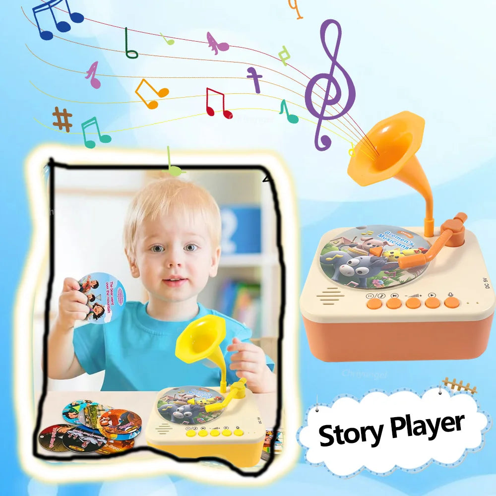 Story Music Player with 93 Cards – Kids Learning Fun
