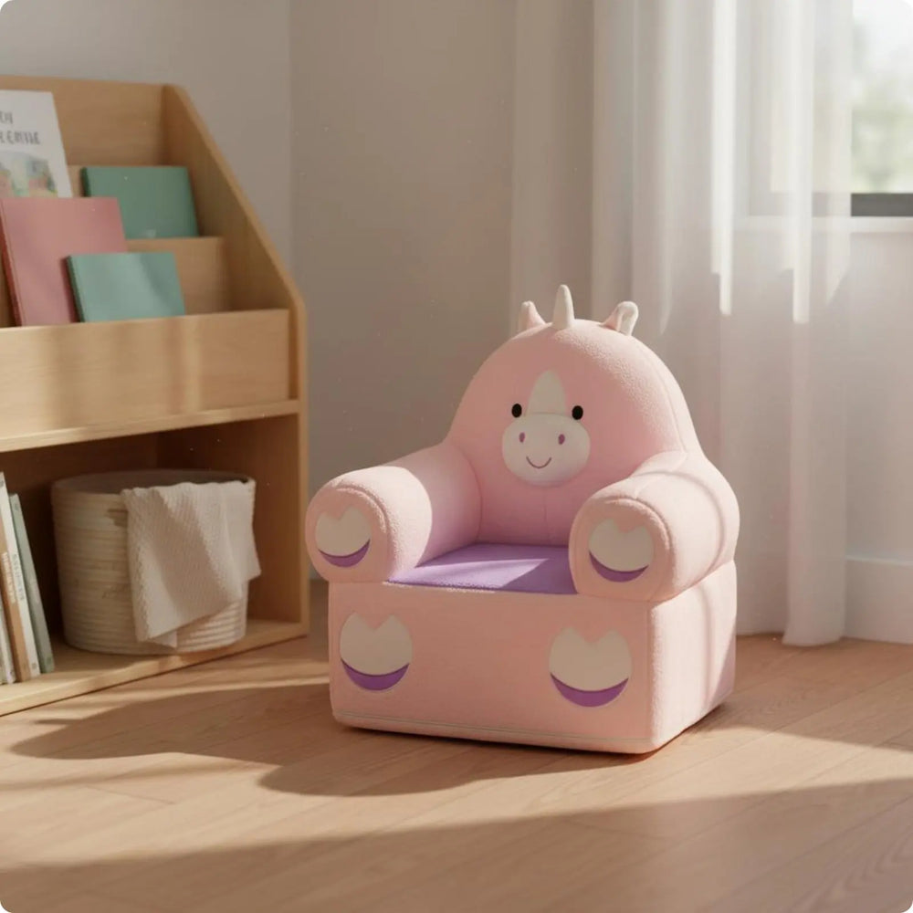 Cozy Creature Kids Sofa with Washable Cover
