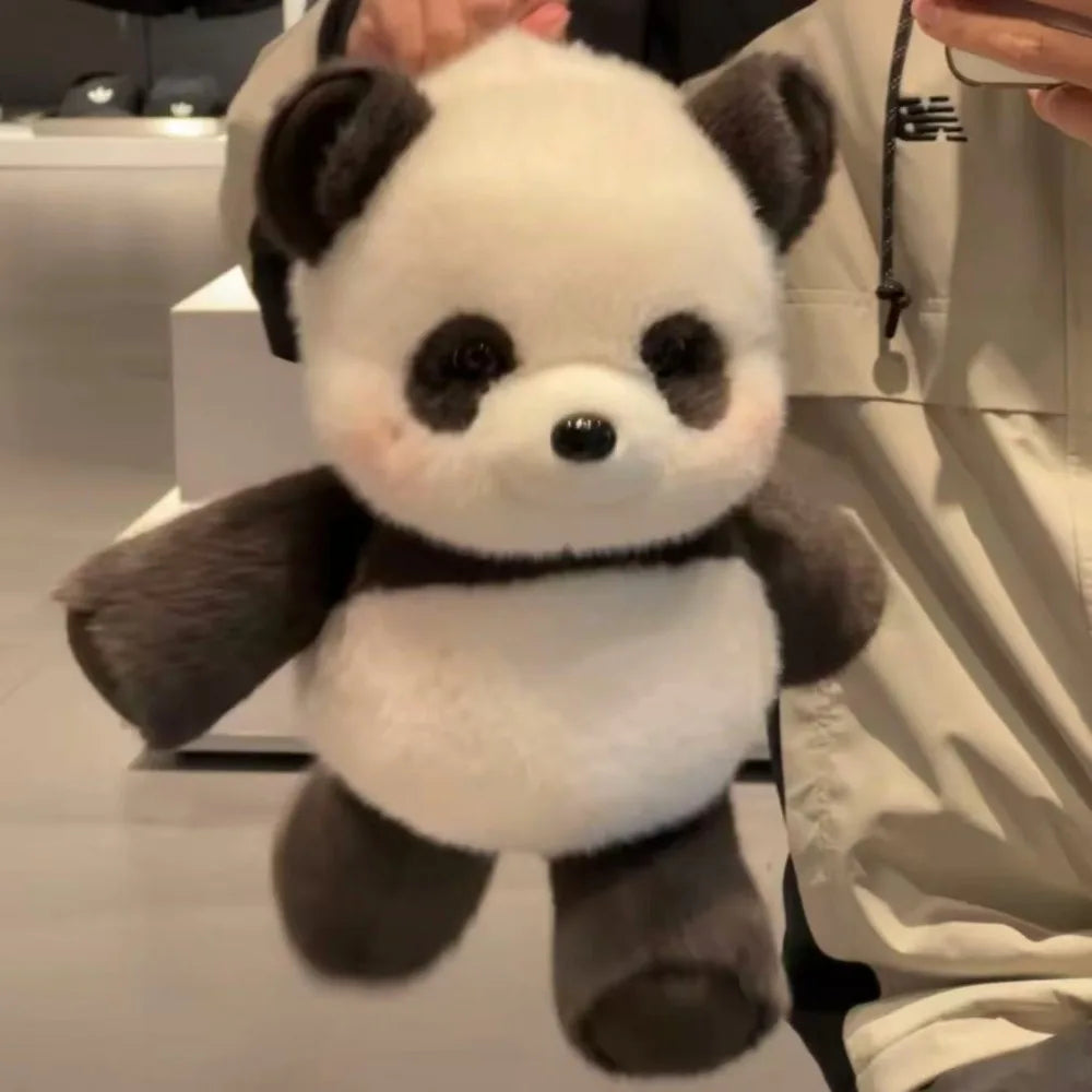 Fluffy Raccoon & Panda Pillow Plush – Huggable Soft