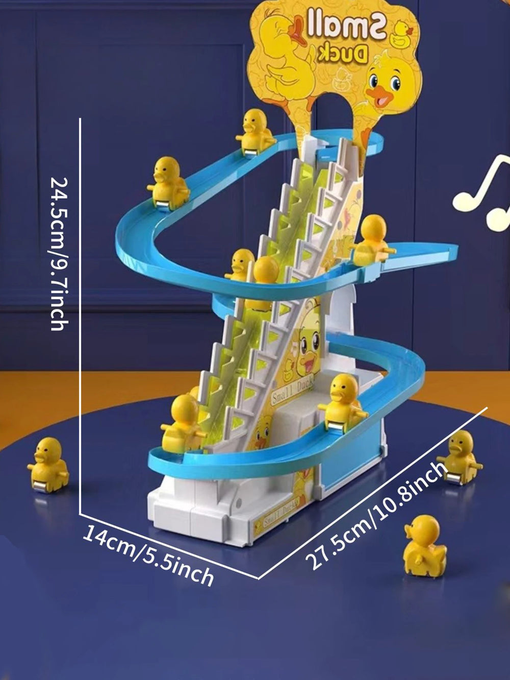 Electric Duck Climbing Track Toy – Musical Slide Fun