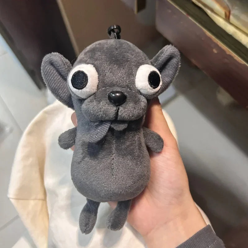 Cute Puppy Plush Keychain – Soft Pocket Buddy | Toki Toy Box – Side View | Toki Toy Box