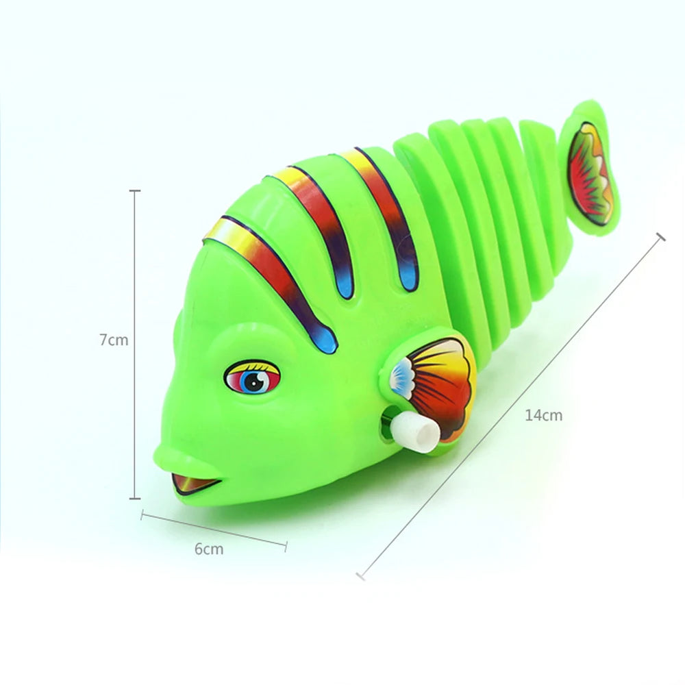 Wind-Up Wiggle Fish Toy for Curious Kids