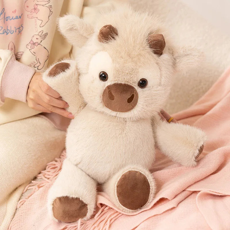 Highland Cow Plush – Fluffy Kawaii Stuffed Animal