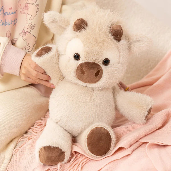 Highland Cow Plush – Fluffy Kawaii Stuffed Animal