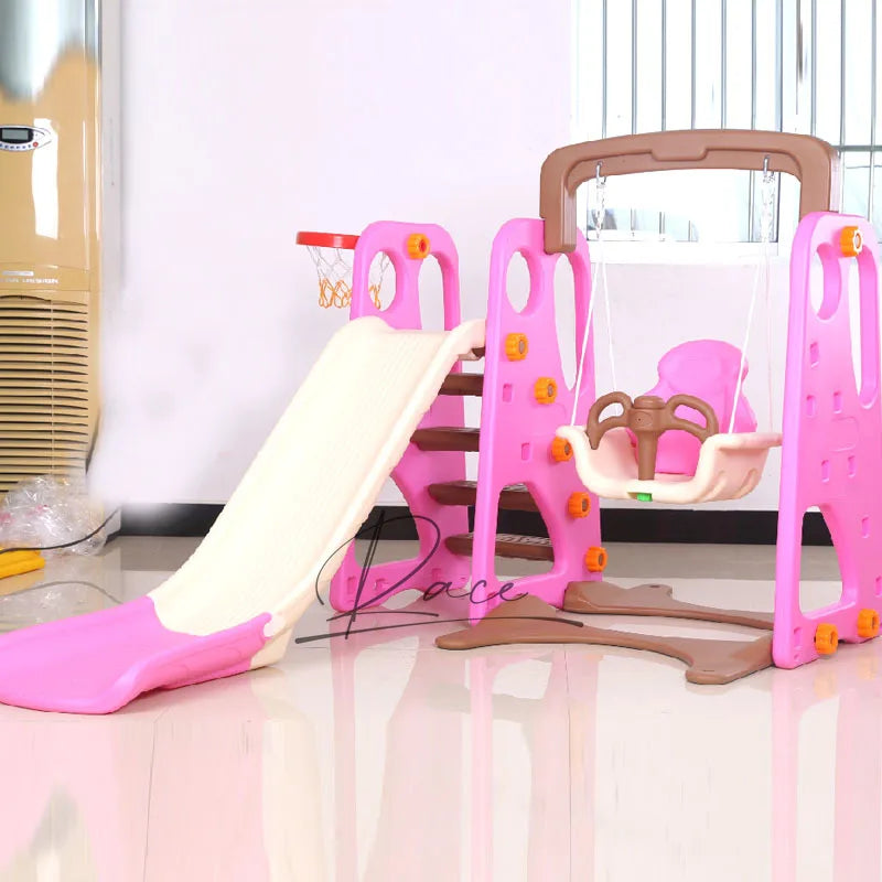 Kids Slide & Swing Playset for Indoor & Outdoor Fun