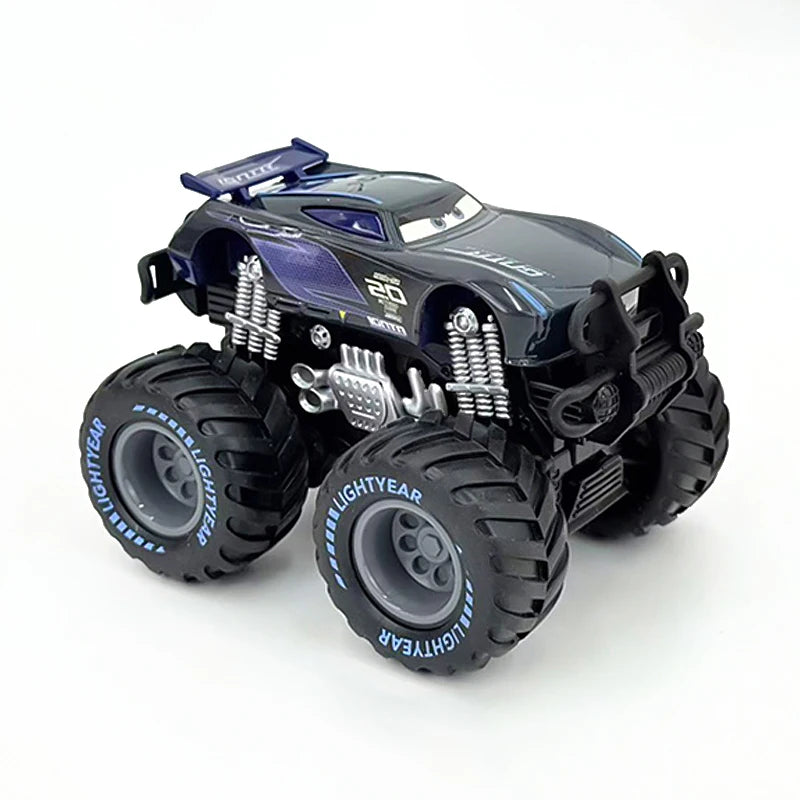 Cartoon Race Car Die-Cast Toy – Pull Back Fun
