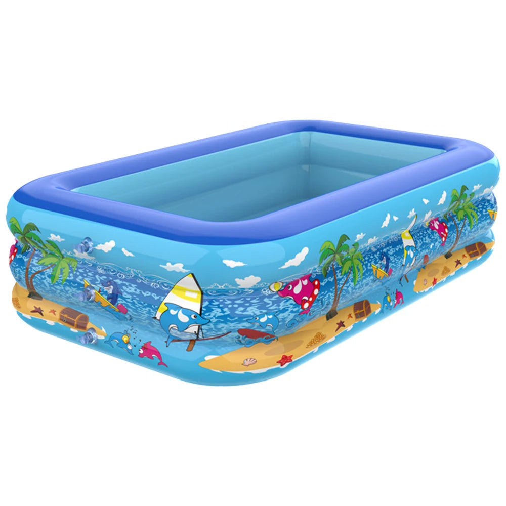 Inflatable Kids Swimming Pool – Portable Summer Splash Pool