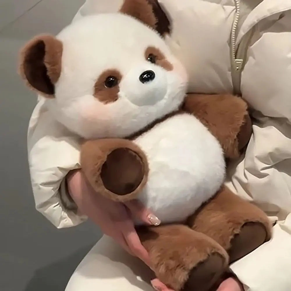 Fluffy Raccoon & Panda Pillow Plush – Huggable Soft