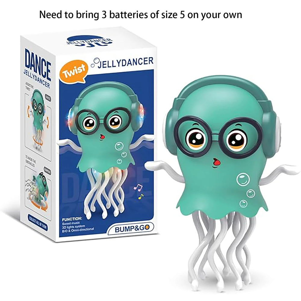 Dancing Octopus LED Toy – Music & Obstacle Avoidance