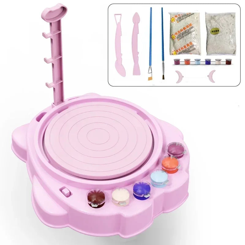 Electric Pottery Wheel Kit with Foot Pedal for Beginner
