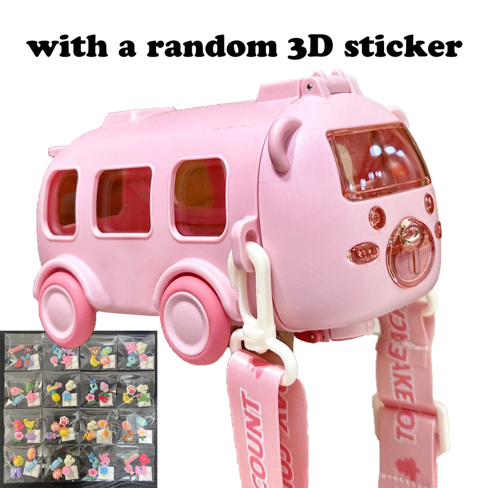 Cute Toy Car Straw Cup – 500ML Kids Tumbler – Color Options | Toki Toy Box