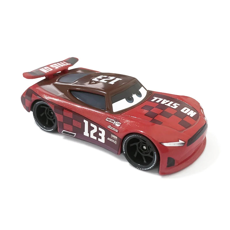 Cartoon Race Car Die-Cast Toy – Pull Back Fun